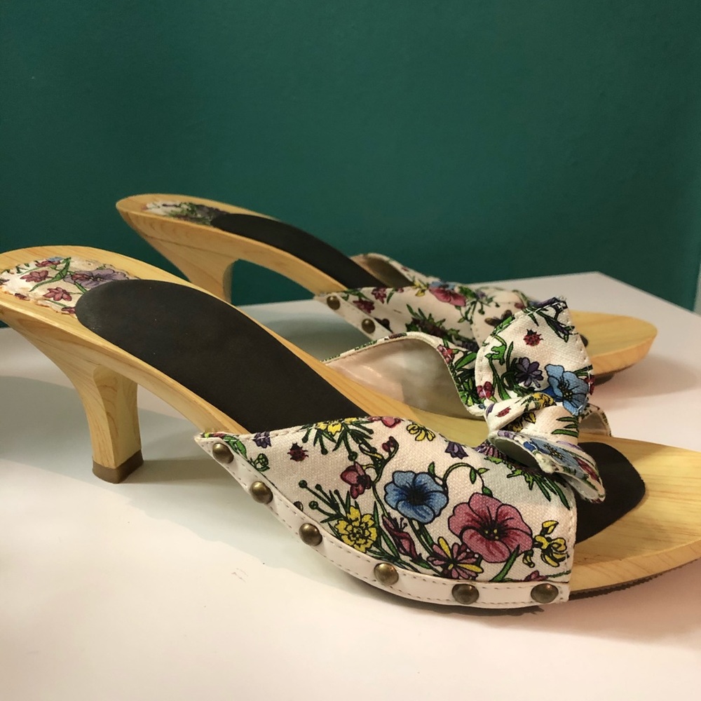 Floral bow mules - Picture 4 of 5